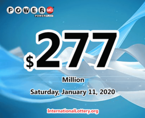 谁将赢得2020年1月11日的2.77亿美元的强力球奖金？