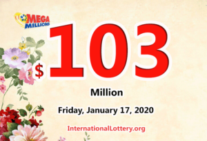 1 位赢得者获得 100 万美元；Mega Millions 奖池提升至 1.03